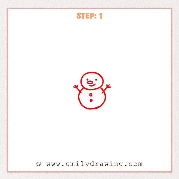 how to draw a snow globe - Step 1